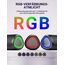 UOHHBOE Bluetooth Lautsprecher Kleine Musikbox Bluetooth 5.3 15W mit TWS Modus RGB Lichtern 30 Meter Reichweite 15 Stunden Spielzeit AUX & TF Karten Kompatibilität IPX5 Wasserdicht