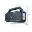 soundcore by Anker, Boom 2 Outdoor-Lautsprecher, 80W, Subwoofer, BassUp 2.0, 24h Akku, IPX7 Wasserdicht & Schwimmt, LED-Licht, USB-C, EQ, BT 5.3, Mobiler Bluetooth-Speaker, Camping, Strand, Garten