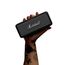 Marshall Emberton II tragbare Bluetooth Lautsprecher, kabellos, koppelbar, IP67 Staub und wasserfest, über 30 Stunden Spielzeit, Schnellladung, Innen- und Außenlautsprecher - Schwarz und Stahl