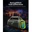 soundcore Boom 2 Plus Outdoor Lautsprecher, 140W, 2+2 Channel, BassUp 2.0, 20h, Schnellladung, IPX7 wasserdicht, RGB Lichter, USB-C, Power Bank, BT 5.3, tragbarer Bluetooth Lautsprecher, Camping