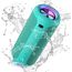 Ortizan Bluetooth Lautsprecher, Bleutooth Box mit LED-Licht, Tragbarer Mini Musikbox mit Freisprechfunktion, IPX7 Wasserschutz und 360° Surround Sound, Kabelloser Outdoor Lautsprecher mit AUX, TF