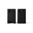 LG SPT8-S Rücklautsprecher-Set, Rücklautsprecher-Set für Soundbars, 100 W Leistung und 2,0 Kanäle, leistungsstarker und Surround-Sound, platzsparendes Design, Schwarz