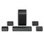 ULTIMEA 7.1 Soundbar für TV Geräte, Spitzenleistung 410W, Virtuelle Surround Sound System mit App, 6,5" Wireless Subwoofer, 4 kabelgebundene Surround-Lautsprecher, Soundsystem Heimkino, Poseidon D70