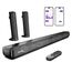 ULTIMEA 2.2 Soundbar für TV Geräte, VoiceMX, App-gesteuerten, 100W Teilbare 2-in-1 TV Soundbar, TV Lautsprecher mit 3 EQ-Modi, Bass Einstellbare, Bluetooth® 5.3, ARC/Opt/Aux, Apollo S40 Pro, 2025