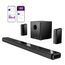 ULTIMEA 9.1 Soundbar für TV Geräte, 470W Surround Sound System mit 2 Rear-Lautsprechern, Teilbare Dolby Atmos Soundsystem mit 6,5″ Wireless Subwoofer RGB Soundbar, HDMI/AUX/Bluetooth, Apollo S90