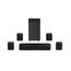 ULTIMEA 7.1-Kanal Surround Sound System mit Subwoofer, 4 Surround-Lautsprechern, mit Dolby Atmos, VoiceMX, BassMX, 420 W, Soundbar für TV-Geräte, HDMI eARC, App-Steuerung, Aura A60 Pro, Modell 2026