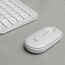 Logitech Pebble 2 Combo, kabellose Tastatur und Maus, leise und mobil, Deutsches QWERTZ-Layout, Weiß + Samsonite Guardit Classy -14.1 Zoll Laptoprucksack