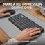 Logitech Pebble 2 Combo, kabellose Tastatur und Maus, leise und tragbar, anpassbar, Logi-Bolt, Bluetooth, Easy-Switch für Windows, macOS, iPadOS, Chrom, ARA-Layout - Graphit