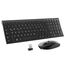 iClever Kabellos Tastatur Maus Set, Wiederaufladbare Kabellose Tastatur und Maus, QWERTZ Layout (Deutsch), Ultra Thin für Computer/Desktop/PC/Laptop/Windows 10/8/7, Weiß und Silber
