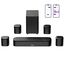 ULTIMEA 7.1 Soundbar für TV Geräte, Dolby Atmos Surround Sound System mit 4 Surround Lautsprechern, TV Soundbar mit Subwoofer für Heimkino Soundsystem, App, HDMI eARC, Bluetooth 5.3, Aura A60