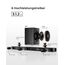 ULTIMEA Soundbar 3.1.2-Kanal-Surround-Sound-System für Fernseher mit 6,5-Zoll-Subwoofer, Soundbar für TV-Geräte mit Subwoofer für Heimkino, BT 5.4, HDMI eARC, Skywave F30 Boom