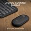 Logitech Pebble 2 Combo, kabellose Tastatur und Maus, leise und tragbar, anpassbar, Logi-Bolt, Bluetooth, Easy-Switch für Windows, macOS, iPadOS, Chrom, ARA-Layout - Graphit