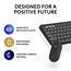 Logitech Pebble 2 Combo, kabellose Tastatur und Maus, leise und tragbar, anpassbar, Logi-Bolt, Bluetooth, Easy-Switch für Windows, macOS, iPadOS, Chrom, ARA-Layout - Graphit
