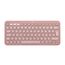 Logitech Pebble Keys 2 K380s, kabellose Multi-Device Bluetooth-Tastatur mit anpassbaren Sondertasten, schlank - mobil, Easy-Switch für Windows, macOS, iPadOS, Android, ChromeOS, Deutsches QWERTZ,Rosa
