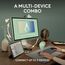 Logitech Pebble 2 Combo, kabellose Tastatur und Maus, leise und tragbar, anpassbar, Logi-Bolt, Bluetooth, Easy-Switch für Windows, macOS, iPadOS, Chrom, ARA-Layout - Graphit