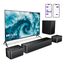 ULTIMEA 5.1 Soundbar mit Subwoofer, Soundbar für TV mit Dolby Atmos, Heimkino Soundsystem mit 2 Rear-Lautsprechern, Surround Sound, App-Steuerung, einstellbarem Bass, HDMI, Bluetooth®, Poseidon D60