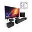 ULTIMEA 7.1 Surround Sound System für TV mit Dolby Atmos, App Steuerung, 4 kabelgebundene Surround-Lautsprecher, 460W Soundbar für Smart TV mit Wireless Subwoofer, Heimkino Sound System, Poseidon D80