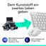 Logitech MK295 kabelloses Tastatur-Maus-Set mit SilentTouch-Technologie, Shortcut-Tasten, optischer Spurführung, Nano USB-Empfänger, verzögerungsfreier Drahtlosverbindung, QWERTZ layout- Weiß
