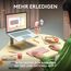 Logitech Pebble Keys 2 K380s, kabellose Multi-Device Bluetooth-Tastatur mit anpassbaren Sondertasten, schlank - mobil, Easy-Switch für Windows, macOS, iPadOS, Android, ChromeOS, Deutsches QWERTZ,Rosa