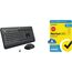Logitech MK540 Advanced Kabellose Tastatur und Maus Combo - Schwarz + Norton 360 Deluxe 2024, Antivirensoftware für 3 Geräte
