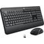Logitech MK540 Advanced Kabellose Tastatur und Maus Combo - Schwarz + Norton 360 Deluxe 2024, Antivirensoftware für 3 Geräte