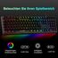Maus und Tastatur Gaming Büro,RaceGT Tastatur Kabel RGB Beleuchtet LED Hintergrundbeleuchtung Wasserdicht 104 Tasten, Kabel Maus mit 7 Tasten 6400 DPI für PC Gamer Laptop QWERTZ (DE-Layout)