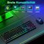 Maus und Tastatur Gaming Büro,RaceGT Tastatur Kabel RGB Beleuchtet LED Hintergrundbeleuchtung Wasserdicht 104 Tasten, Kabel Maus mit 7 Tasten 6400 DPI für PC Gamer Laptop QWERTZ (DE-Layout)