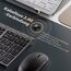 2.4G Maus Set kabellos, iClever Aluminium Wireless Slim Tastatur QWERTZ Layout (Deutsch), für Computer/Desktop/PC/Laptop/Oberfläsche/Smart TV und Windows 10/8/7/Vista/XP (2.4GHz, USB)