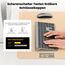 Tastatur Maus Set Kabellos Aufladbar,RaceGT Ergonomische Ultra-Dünne 2.4 GHz mit EIN Aus Schalter,Leise Scherenschalter-Tasten,Multimedia-Tasten,für Computer Desktop PC Laptop, QWERTZ Layout