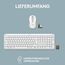 Logitech MK950 Signature Slim kabelloses Tastatur-Maus-Set, schlankes Design, leise tippen, Wechsel zwischen DREI Geräten, Bluetooth, mehrere Betriebssysteme, Windows und Mac, DEU QWERTZ-Layout, Weiß