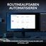 Logitech MX Keys S kabellose Tastatur, Low Profile, Fluid Quiet Typing, Programmable, Backlighting, Bluetooth, USB C Rechargeable, für Windows PC, Linux, Chrome, Mac, Deutsches QWERTZ, Pale Grey