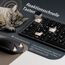 2.4G Maus Set kabellos, iClever Aluminium Wireless Slim Tastatur QWERTZ Layout (Deutsch), für Computer/Desktop/PC/Laptop/Oberfläsche/Smart TV und Windows 10/8/7/Vista/XP (2.4GHz, USB)