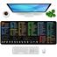Excel Mauspad Deutsch Schreibtischunterlage Gaming Mauspad Groß XL Desk Pad Bürozubehör Desk Mat Mousepad 80x30 cm (Deutsch)