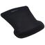 Amazon Basics Mauspad mit Gel-Handballenauflage, 20 x 25 cm, Unregelmäßig, Schwarz