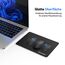 TECKNET Mauspad 3 Pack, 270 x 210 mm Gaming Mousepad mit Wasserdicht und Rutschfester Gummi für PC-Büro, Arbeit, Gaming, Studium, Laptop, Computer, Zuhause-Schwarz