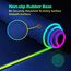 GIM 10W Wireless Charger Extended RGB Mouse Pad rutschfeste Gummibasis 10 Beleuchtungsmodi 4mm Ultra dick für Samsung Galaxy S10/S9/S8 Plus Note 9/8 iPhone 8/X/XR/XS/11/11 Pro