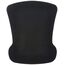 Amazon Basics Mauspad mit Gel-Handballenauflage, 20 x 25 cm, Unregelmäßig, Schwarz
