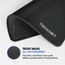 TECKNET Mauspad 3 Pack, 270 x 210 mm Gaming Mousepad mit Wasserdicht und Rutschfester Gummi für PC-Büro, Arbeit, Gaming, Studium, Laptop, Computer, Zuhause-Schwarz