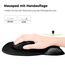 EooCoo Mauspad mit Handauflage, Ergonomisches Mousepad, Gaming Memory Foam Mausmatte mit Handgelenkpolster, Komfort, Verschleißfest, Wasserdicht, für Alle Maus, Offfice, Heim, Büro Zubehör, Schwarz