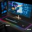 Gaming Mauspad RGB, 800x300mm, XXL Gaming Mousepad groß, 14 Beleuchtungs Modi 7 LED Farben Wasserdicht rutschfest für Tastatur Computer PC Gamer Schreibtisch, Schwarz