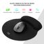 Rii Mauspad mit Gelkissen, 24.8x21x2.3cm, Ergonomisches Mauspad, Mousepad mit Handauflage,Spiele oder Büro, Schwarz