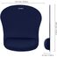 TECKNET Mauspad mit Gelkissen, Memory Foam Mousepad Ergonomisches Wasserdicht Komfort Mausmatte mit Handgelenkpolster Handauflage für Alle Maus Offfice Heim Computer Laptop, Blau