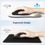 TECKNET Mauspad mit Gelkissen, Memory Foam Mousepad Ergonomisches Wasserdicht Komfort Mausmatte mit Handgelenkpolster Handauflage für Alle Maus Offfice Heim Computer Laptop