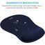 TECKNET Mauspad mit Gelkissen, Memory Foam Mousepad Ergonomisches Wasserdicht Komfort Mausmatte mit Handgelenkpolster Handauflage für Alle Maus Offfice Heim Computer Laptop, Blau