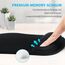 TECKNET Mauspad mit Gelkissen, Memory Foam Mousepad Ergonomisches Wasserdicht Komfort Mausmatte mit Handgelenkpolster Handauflage für Alle Maus Offfice Heim Computer Laptop, 3 Pack