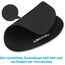 TECKNET Mauspad mit Gelkissen, Memory Foam Mousepad Ergonomisches Wasserdicht Komfort Mausmatte mit Handgelenkpolster Handauflage für Alle Maus Offfice Heim Computer Laptop, 2 Pack
