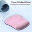 TECKNET Mauspad mit Gelkissen, Memory Foam Mousepad Ergonomisches Wasserdicht Komfort Mausmatte mit Handgelenkpolster Handauflage für Alle Maus Offfice Heim Computer Laptop, Pink, 2 Pack