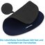 TECKNET Mauspad mit Gelkissen, Memory Foam Mousepad Ergonomisches Wasserdicht Komfort Mausmatte mit Handgelenkpolster Handauflage für Alle Maus Offfice Heim Computer Laptop, Blau