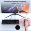 TECKNET Mauspad mit Gelkissen, Memory Foam Mousepad Ergonomisches Wasserdicht Komfort Mausmatte mit Handgelenkpolster Handauflage für Alle Maus Offfice Heim Computer Laptop, Pink, 2 Pack