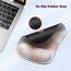 TECKNET Mauspad mit Gelkissen, Memory Foam Mousepad Ergonomisches Wasserdicht Komfort Mausmatte mit Handgelenkpolster Handauflage für Alle Maus Offfice Heim Computer Laptop